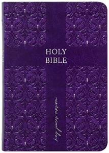 Amethyst Compact Large Print KJV Bible with Thumb Indexing