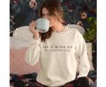 VILOVE Christian Sweatshirt: God Within Her Inspirational Blouse
