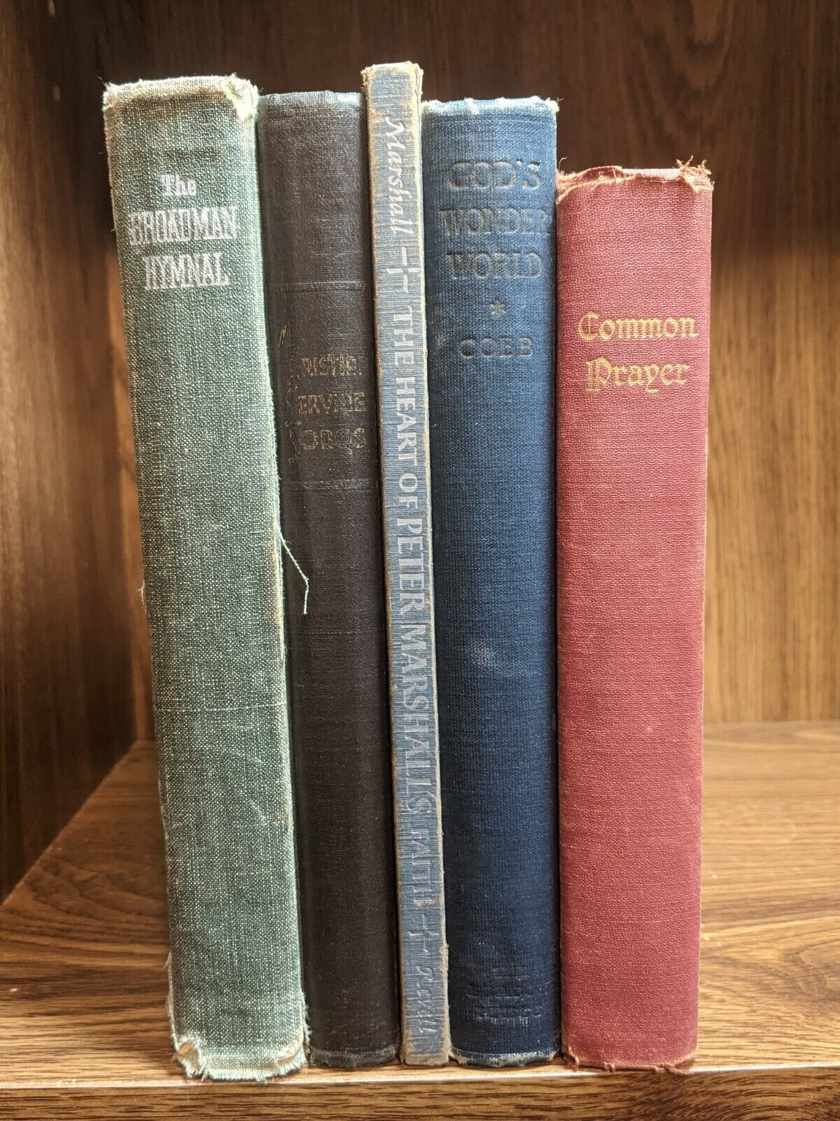 Bundle of 5 Vintage Religious Hardcover Books (1929-1956)