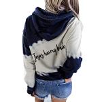 Jesus Has My Back Tie-Dye Hoodie for Women