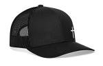 Embroidered Trucker Hat for Men & Women, Black