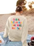 VILOVE Christian Sweatshirt: God Within Her Inspirational Blouse
