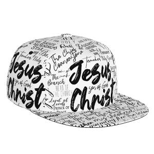 Adjustable Jesus Christ Cross Baseball Cap for Men Women