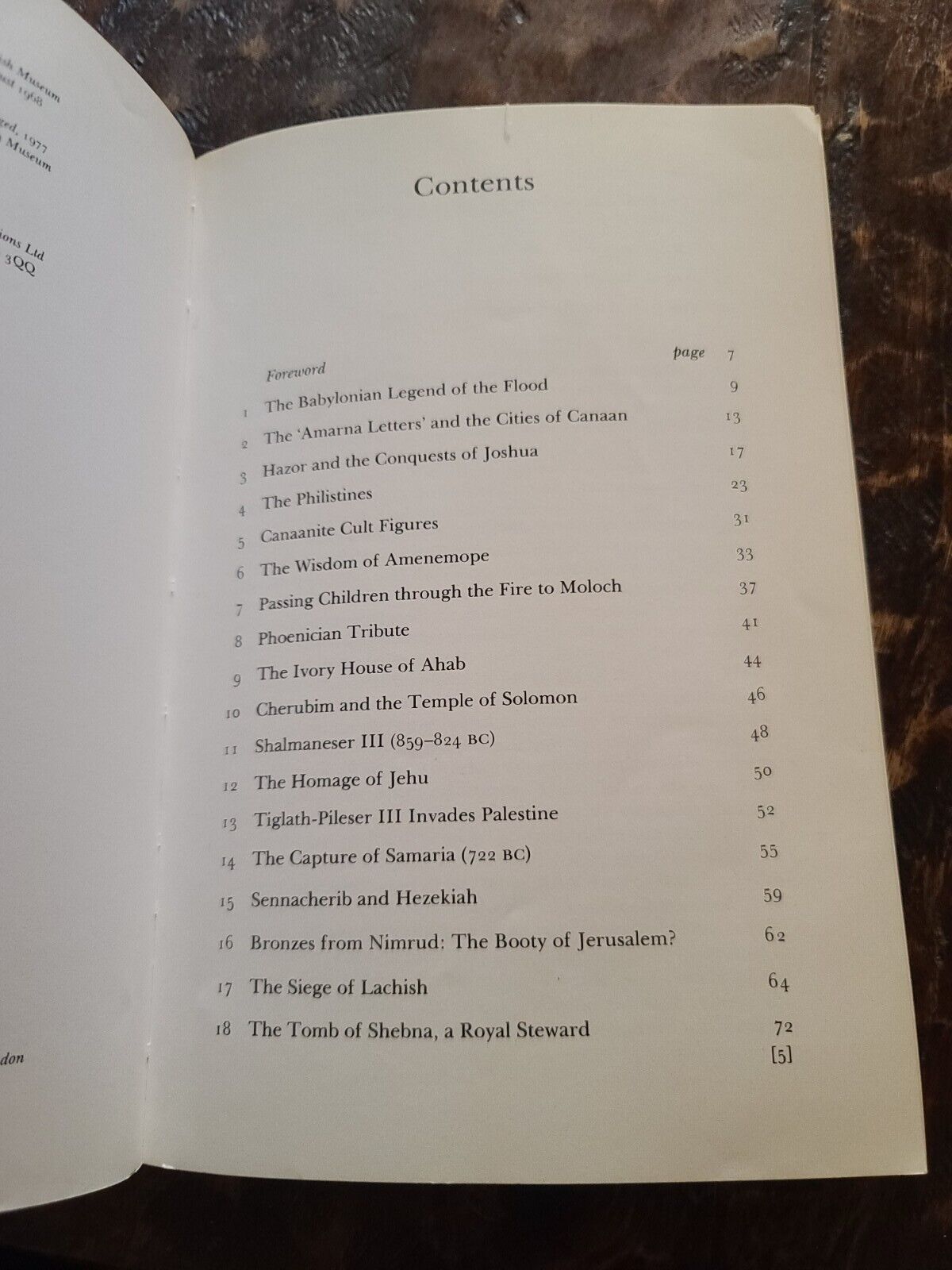 Old Testament History Illustrations by R.D. Barnett 1982