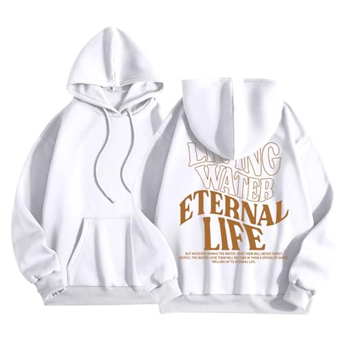 Living Water Eternal Life Christian Women's Graphic Hoodie