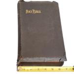 Vintage KJV Bible 1930s Soft Leather Bound Gospel