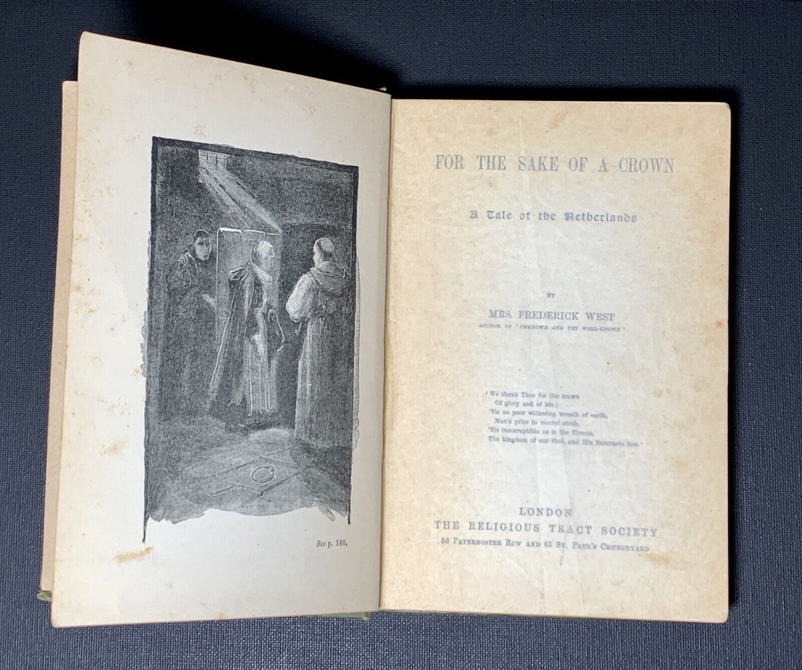 Antique Christian Illustrated Religious Book - Rare 1900s