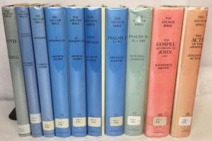 Lot of 10 Vintage Anchor Bible Series Books