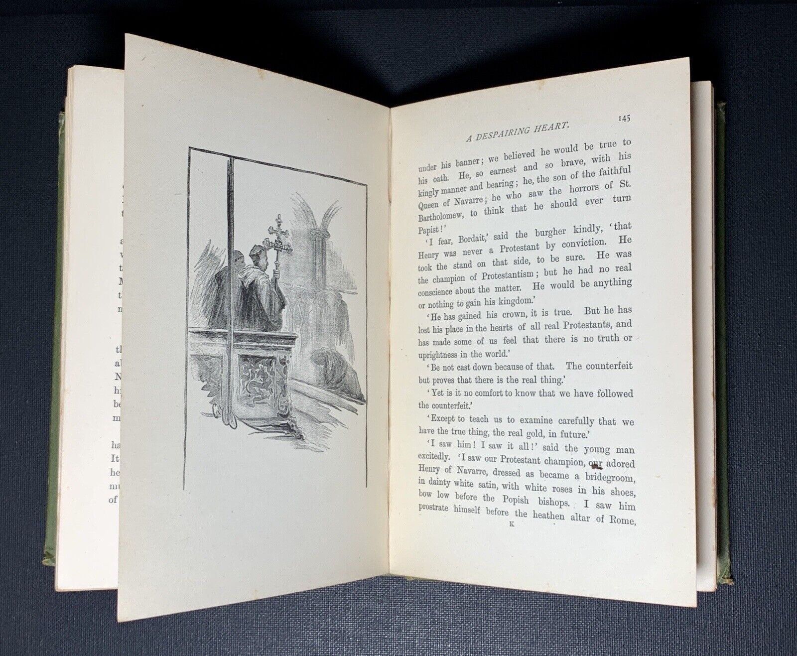 Antique Christian Illustrated Religious Book - Rare 1900s