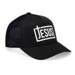 Men's Christian Trucker Cap featuring Jesus – Adjustable