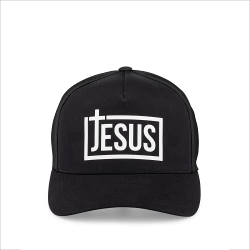 Men's Christian Trucker Cap featuring Jesus – Adjustable