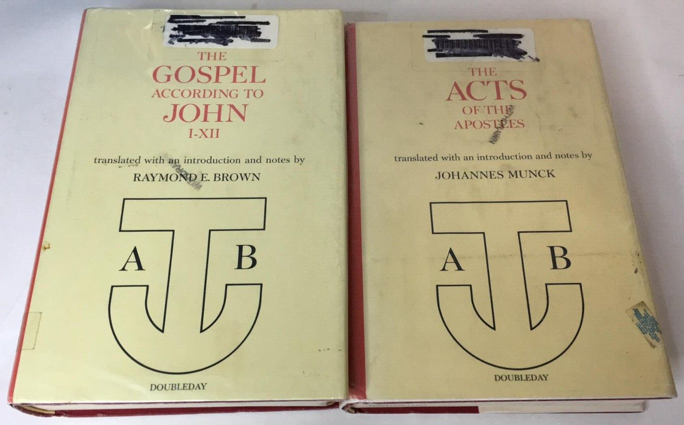 Lot of 10 Vintage Anchor Bible Series Books