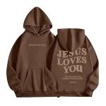 Jesus Loves You Hoodie: Christian Streetwear Gift