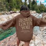 Jesus Loves You Hoodie: Christian Streetwear Gift