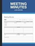 Business Organizer Notebook - Meeting Minutes Log Book
