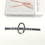 WWJD Rope Beads Bracelet Set for Women/Men, Handmade