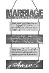 Rustic Christian Marriage Sign for Bridal Shower Gift