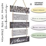 Rustic Christian Marriage Sign for Bridal Shower Gift