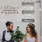 Rustic Christian Marriage Sign for Bridal Shower Gift