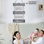 Rustic Christian Marriage Sign for Bridal Shower Gift