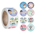 500pcs Christian Bible Stickers for Kids - 1 Inch