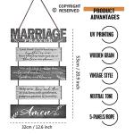 Rustic Christian Marriage Sign for Bridal Shower Gift