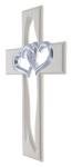 Entwined Hearts Wall Cross - Valentine, Anniversary, Wedding