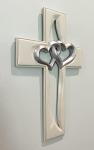 Entwined Hearts Wall Cross - Valentine, Anniversary, Wedding