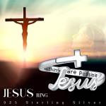 Adjustable Sterling Silver Jesus Cross Wrap Ring for Faithful Women