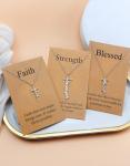 Jesus Cross Pendant Necklace: Religious Jewelry for Women