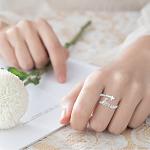 Adjustable Sterling Silver Jesus Cross Wrap Ring for Faithful Women