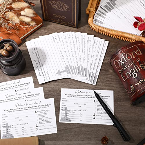 Church Visitor & Prayer Request Cards Bundle