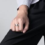 Minimalist Cross Jesus Christ Prayer Spinner Ring Fashion