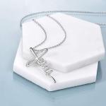 925 Silver Cross Necklace for Women and Men