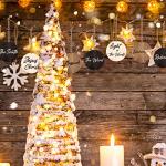 48 Jesus Name Wood Ornaments for Christmas Tree