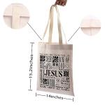 VAMSII Jesus Tote Bag: Christian Women's Inspirational Gift