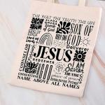 VAMSII Jesus Tote Bag: Christian Women's Inspirational Gift