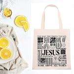 VAMSII Jesus Tote Bag: Christian Women's Inspirational Gift