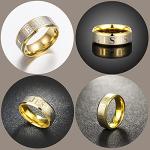 Christian Jesus Cross Ring - Stainless Steel Catholic Jewelry