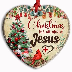 Christmas Jesus Ceramic Nativity Ornament Religious Tree Decoration