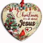 Christmas Jesus Ceramic Nativity Ornament Religious Tree Decoration