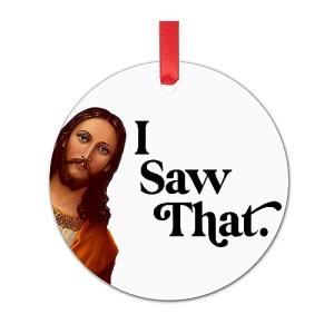 Jesus Ornament for Fun Holiday Stocking Stuffers