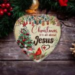 Christmas Jesus Ceramic Nativity Ornament Religious Tree Decoration