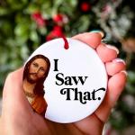 Jesus Ornament for Fun Holiday Stocking Stuffers