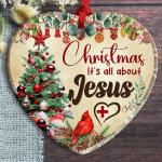Christmas Jesus Ceramic Nativity Ornament Religious Tree Decoration