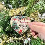 Christmas Jesus Ceramic Nativity Ornament Religious Tree Decoration