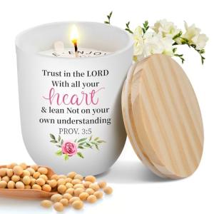 Norme Catholic Prayer Candle for Christian Women - Stephanie