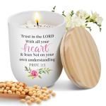 Norme Catholic Prayer Candle for Christian Women - Stephanie