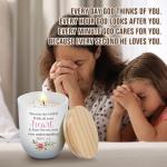 Norme Catholic Prayer Candle for Christian Women - Stephanie