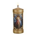 Handmade Catholic Prayer Candle, Unscented, Gift for Christian Families